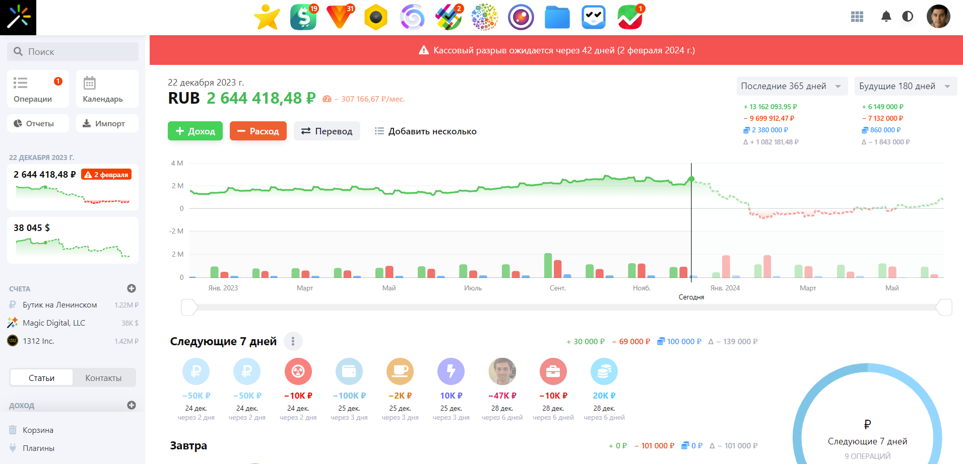 Webasyst Деньги