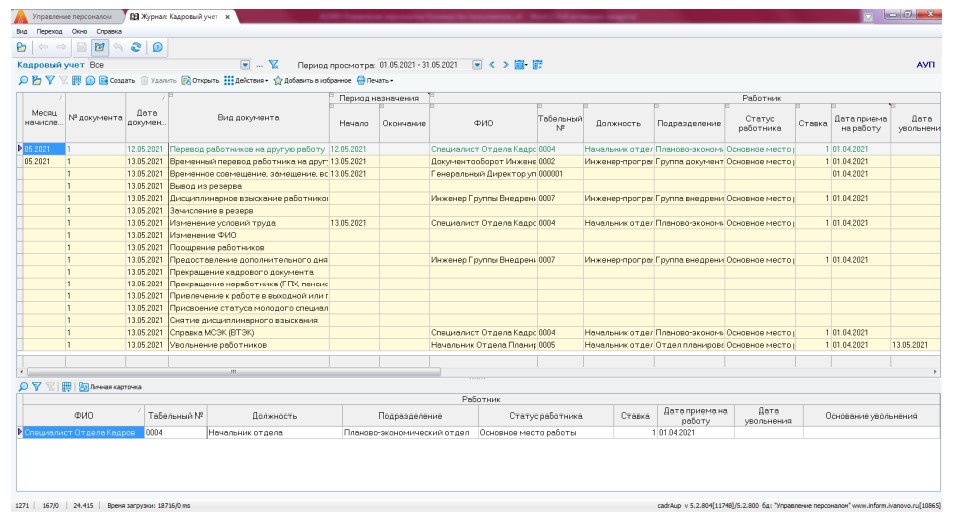АСМО-управление персоналом