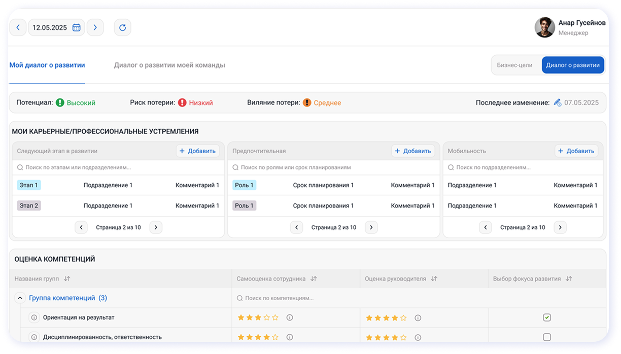 Топфактор: Персонал (HCM)