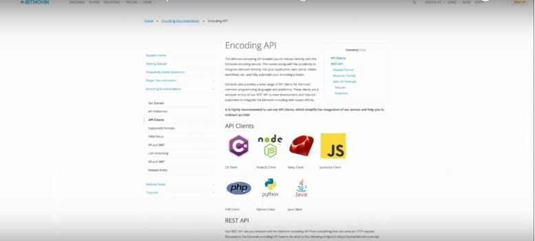 Bitmovin cloud encoding service