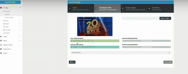 Bitmovin cloud encoding service
