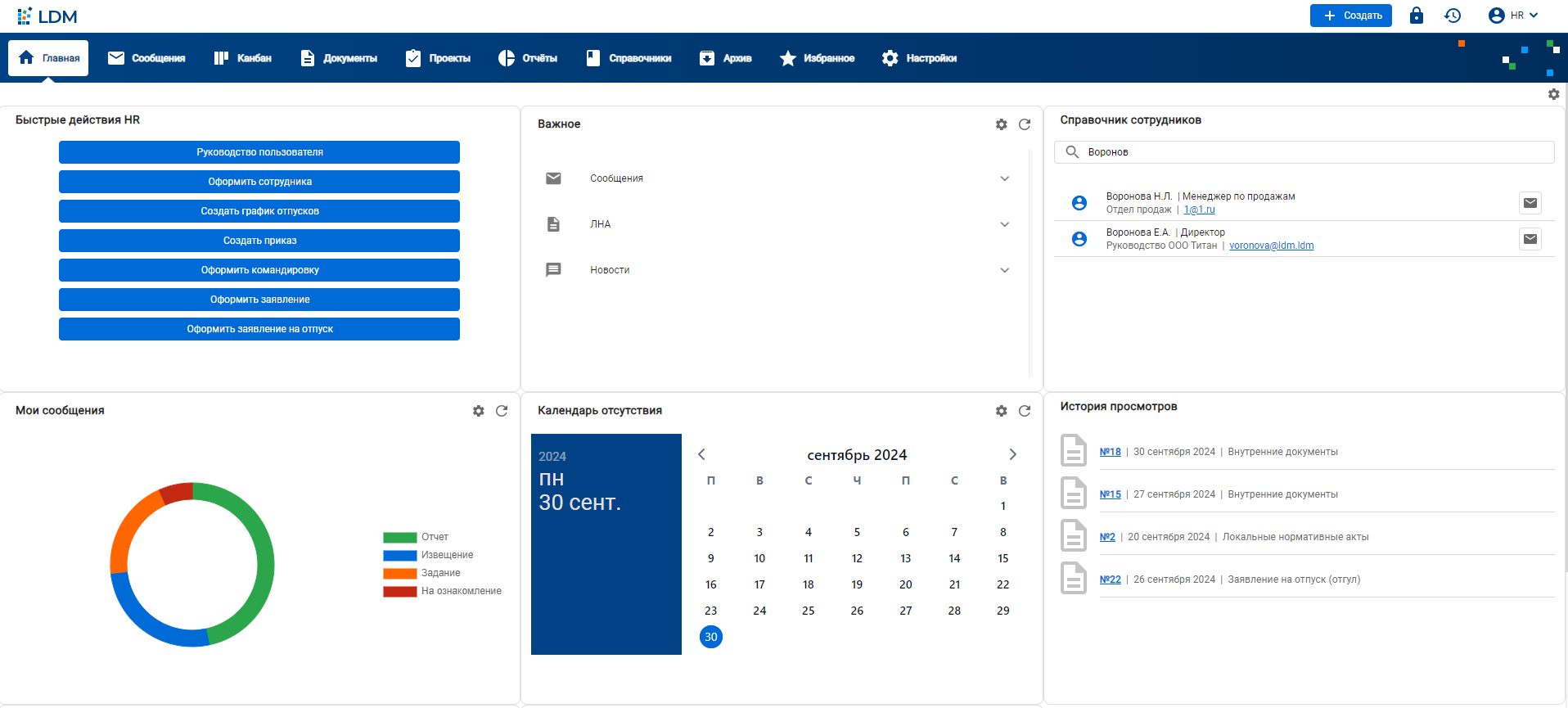 LDM.КЭДО программа